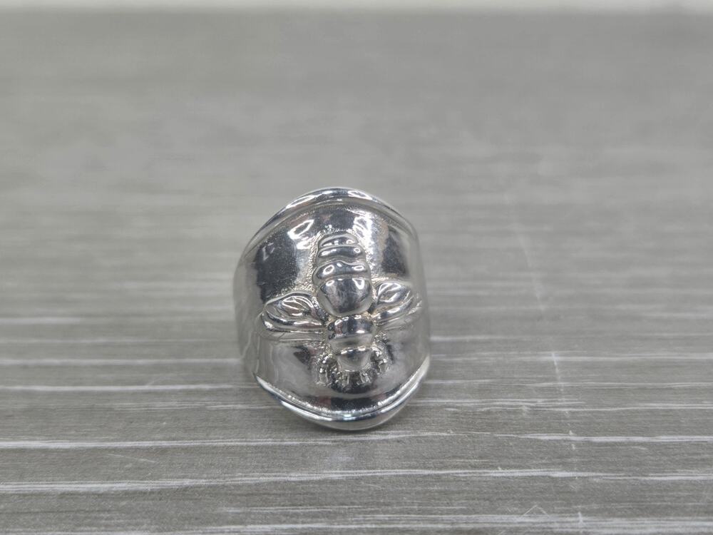 925 Italy marked, sterling silver ross simons bumble bee ring, sz. 9